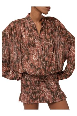 Miniabito Rania in georgette Paisley THE ANDAMANE | TM190156BTNV143PAISLEY